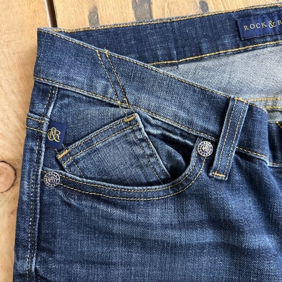 Rock & Republic Kasandra Mid Rise Bootcut flare Jeans 10 - Picture 3 of 9